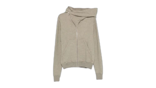 Rick Owens Drkshdw Felpa Mountain Hoodie Greyelange